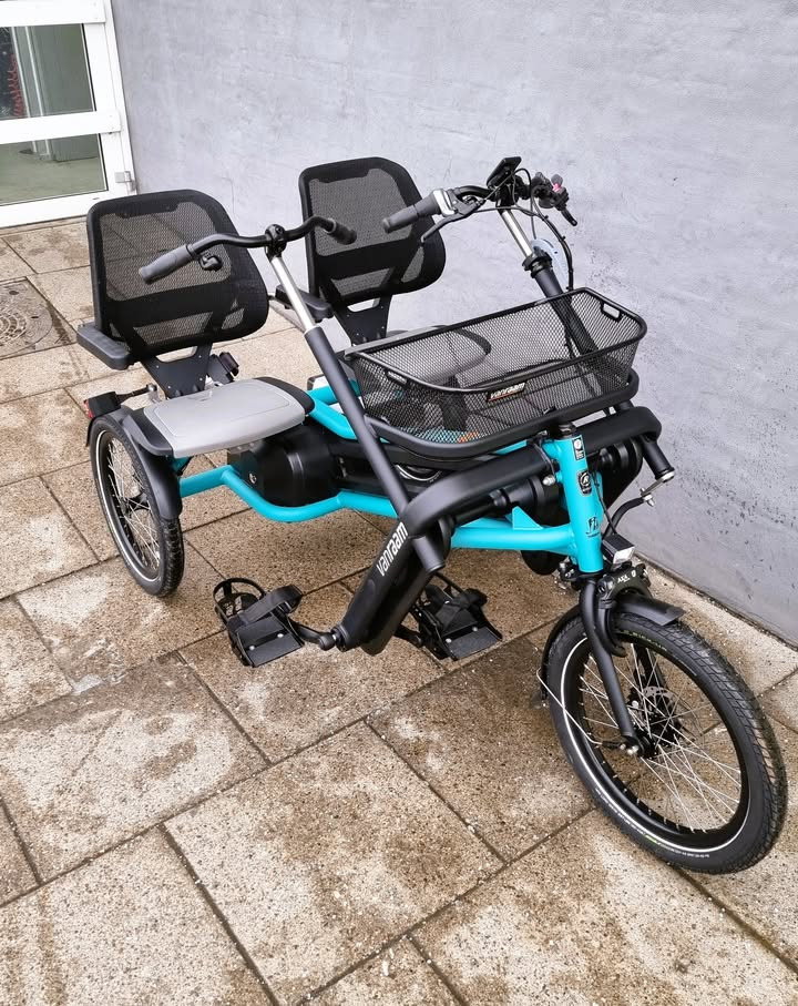 Bostedet bliver godt kørende med Fun2Go parcykel fra Fri BikeShop Nørresundby