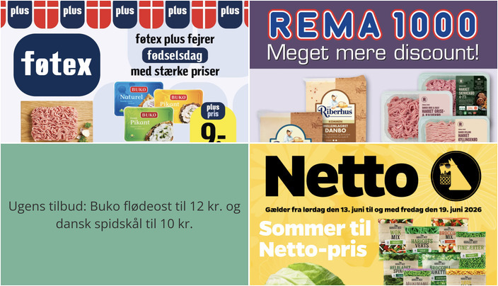 Ugens tilbud: Buko flødeost til 12 kr. og dansk spidskål til 10 kr.