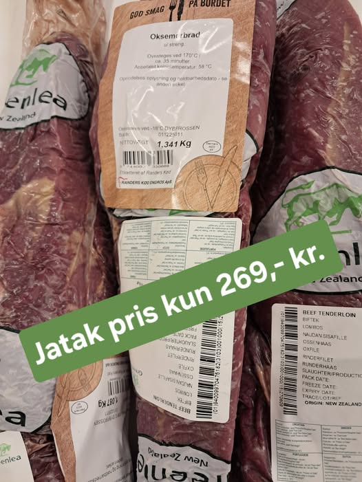 SPAR Valsgård tilbyder oksemørbrad til ja-tak pris på Facebook