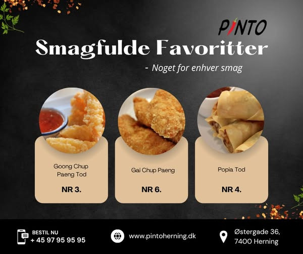 Pinto Thai Take Away tilbyder små favoritter med masser af smag