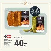 Udvalg af lækkert kød til din grillaften i denne uge