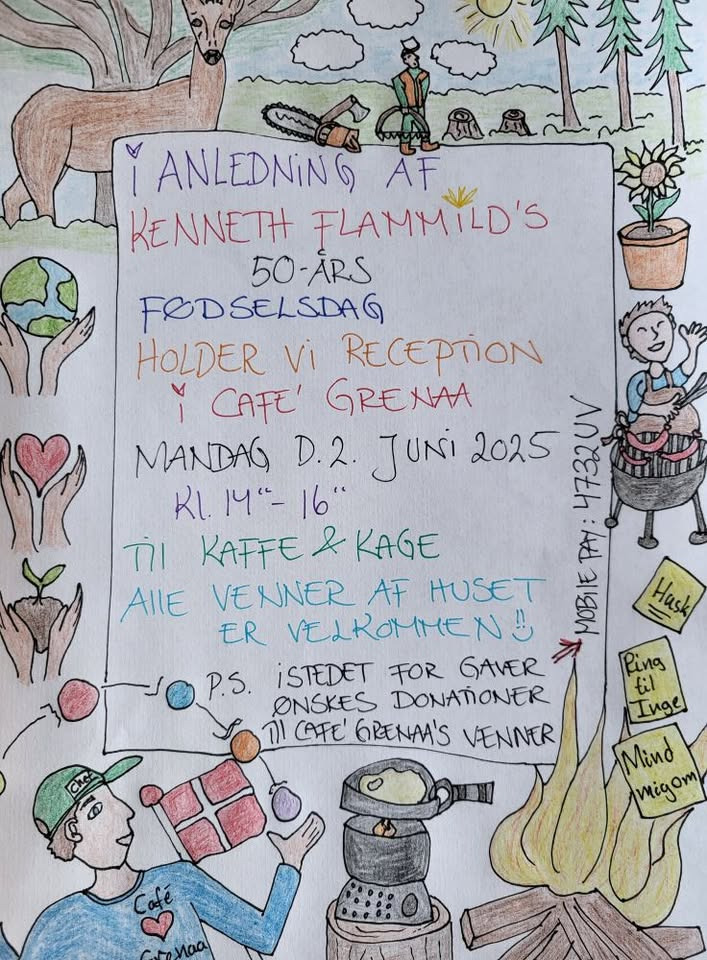 Reception for Kenneth Flammilds 50-års fødselsdag i Grenaa