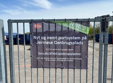 Nemmere adgang til Jernløse Genbrugsplads med nyt portsystem