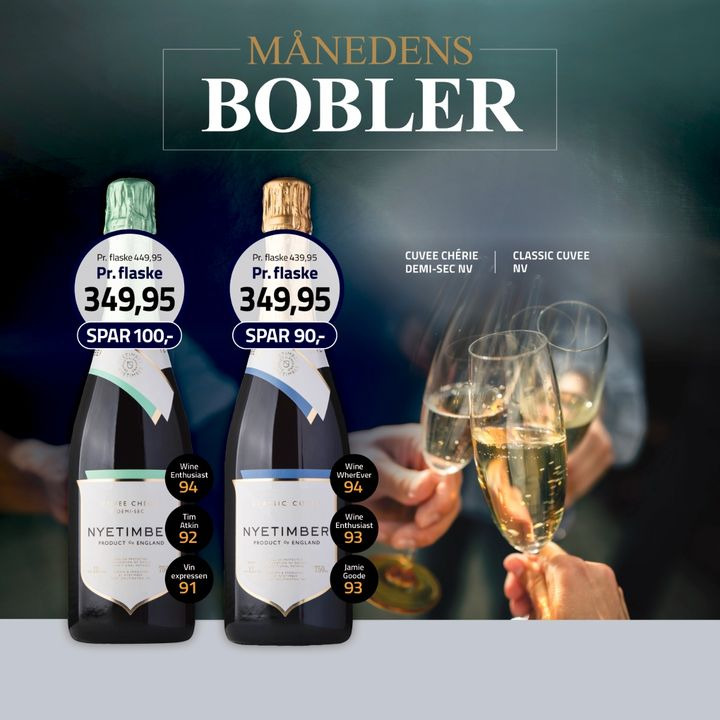 Pedersborg Vin præsenterer månedens bobler fra Nyetimber: engelske bobler med luksus og præcision