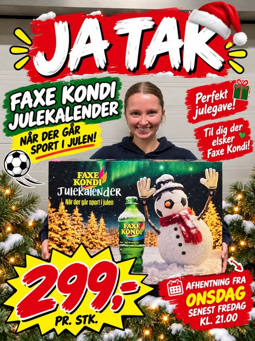 SPAR Skejby tilbyder Faxe Kondi julekalender til 299 kr.