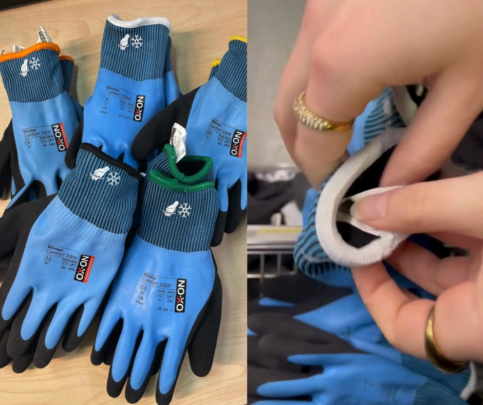 XL Byg Tømmergaarden Hals tilbyder varme OX-ON handsker til kolde dage