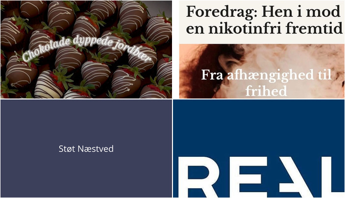 Nyt fra Bruuns Chokolade, Nikotinfri.nu og RealMæglerne Næstved by Bülow ApS