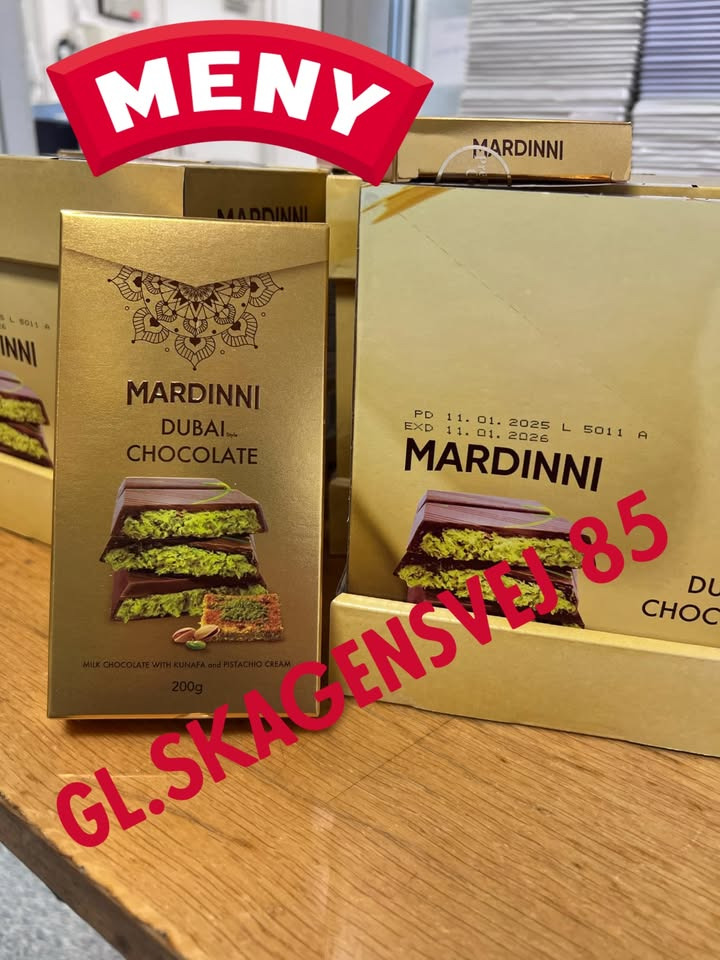 MENY Gl. Skagensvej tilbyder eksklusiv Dubai chokolade til særpris i dag