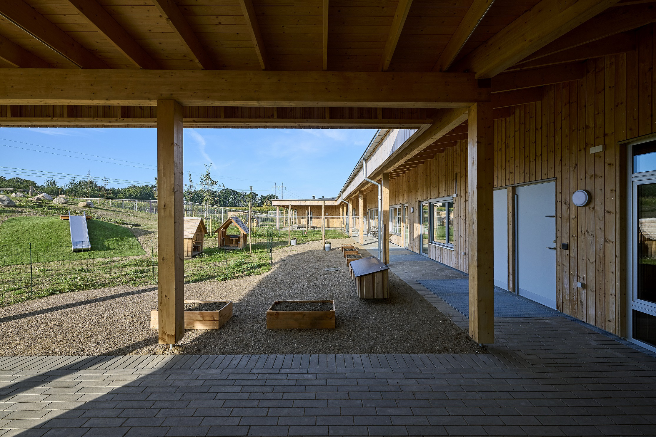 Børneinstitution er opført med fokus på læringsmiljø og natur