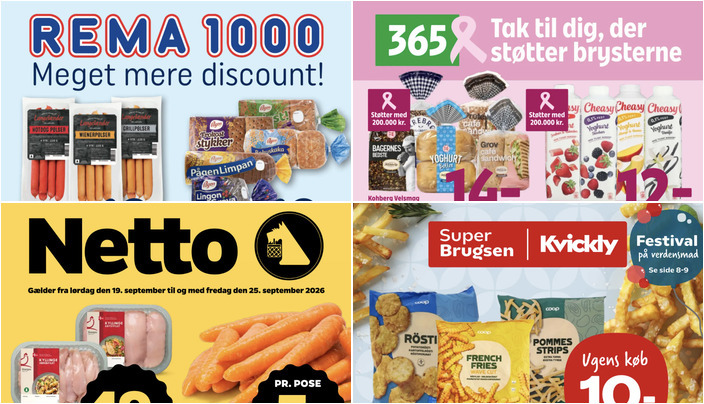 Cheasy yoghurt til kun 12 kr. og danske gulerødder til 5 kr. - se de mange gode lokale tilbud