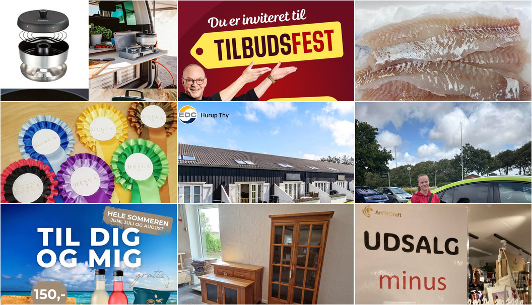 Nyt fra Møllegårdens Camping, HESCA, EDC Hurup Thy og 7 andre