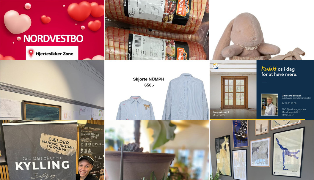 Nyt fra Florist Pernille DB, MIN KØBMAND I ASP, NordVestBO og 6 andre