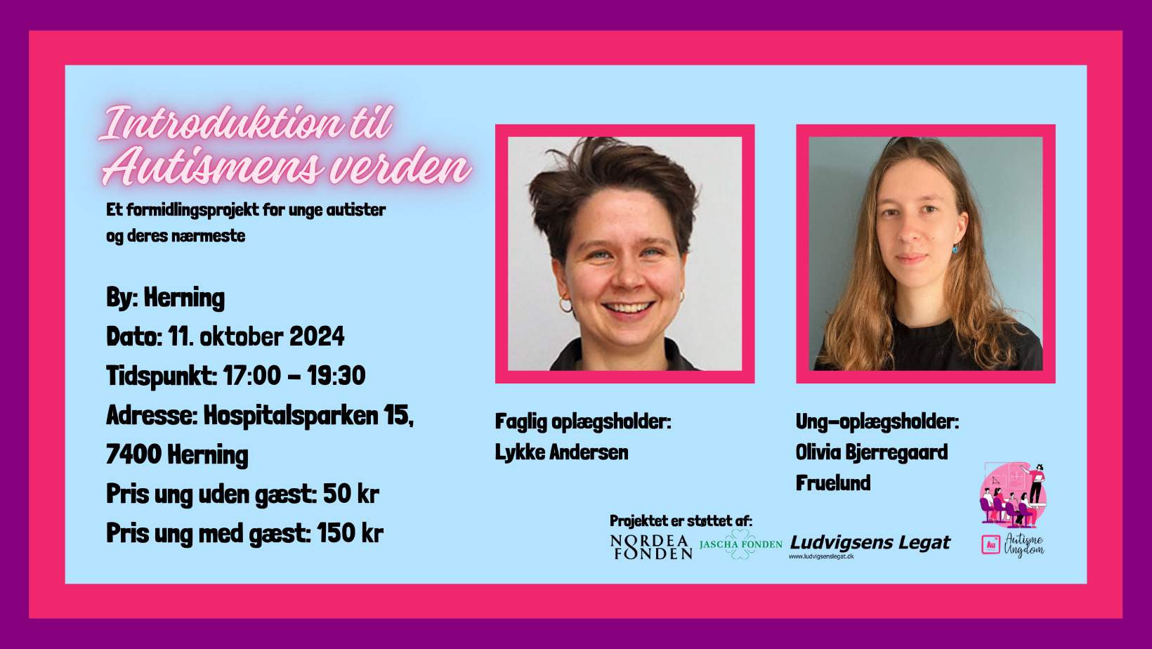 Oplægsaften: Introduktion til autismens verden i Herning