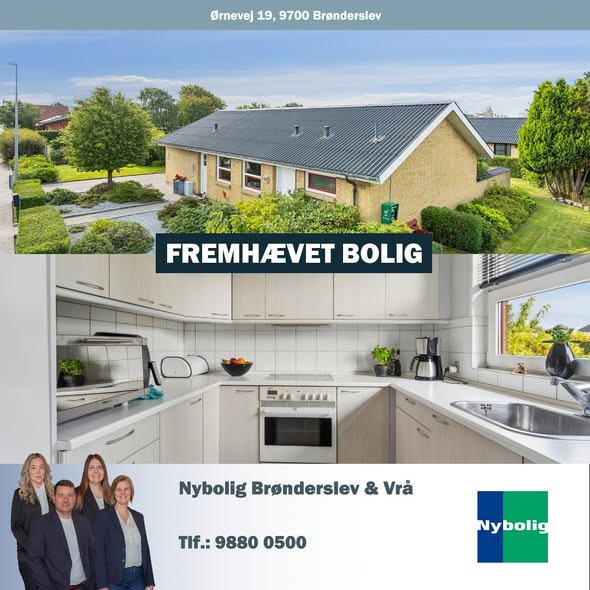 Nybolig Brønderslev & Vrå tilbyder familievenlig villa tæt på skole og byliv