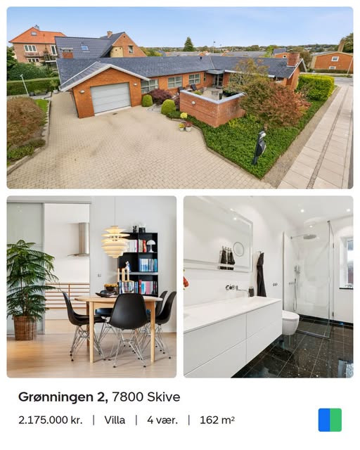 Nybolig Skive I/S præsenterer velholdt 1-plans villa i midtbyen