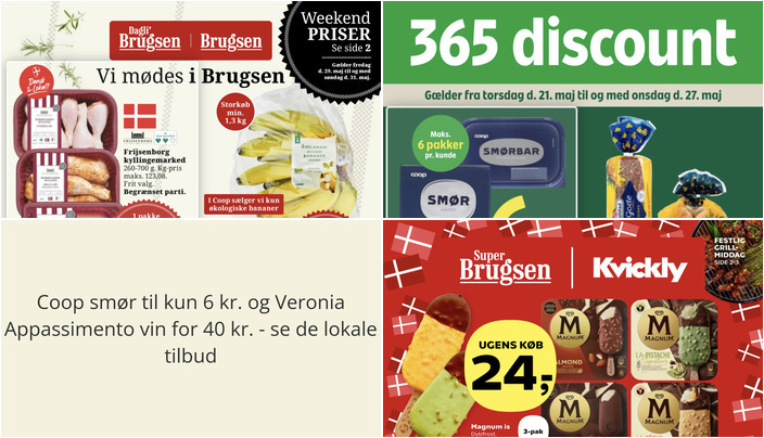Coop smør til kun 6 kr. og Veronia Appassimento vin for 40 kr. - se de lokale tilbud