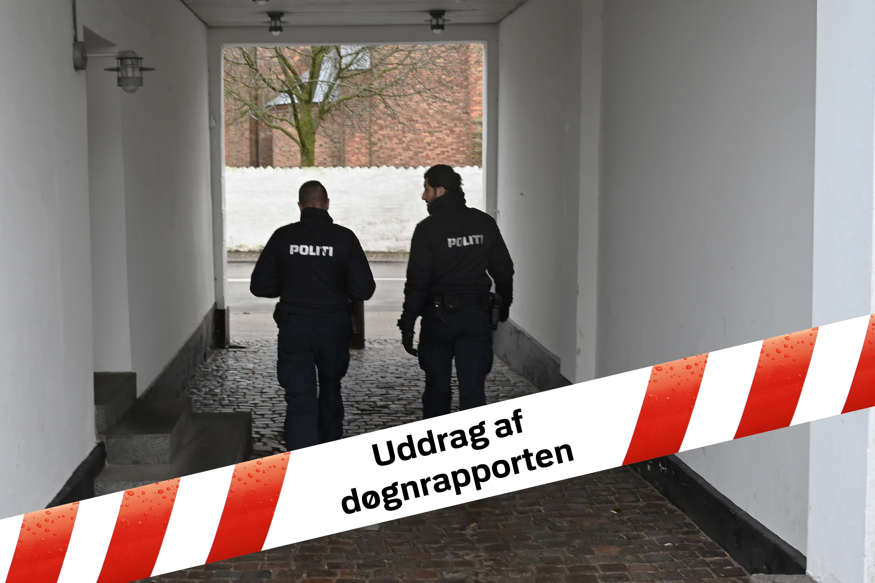 Nyt fra Fårevejle i politiets døgnrapport