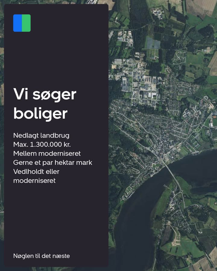 Nybolig Hadsund søger nedlagt landbrug i området 9560