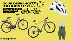 Tour De France tilbudsfest: Spar stort på cykler, tøj og udstyr hos Bike Repair