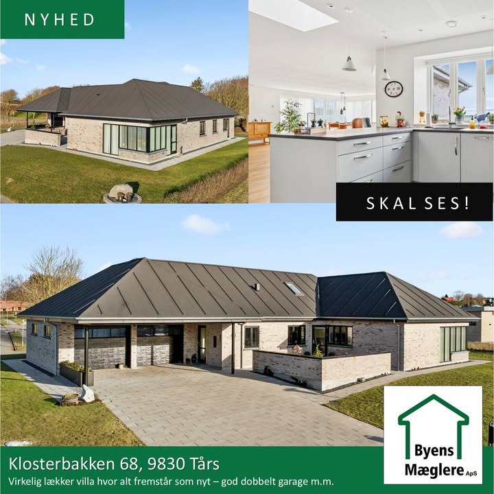 Nyhed fra Byens Mæglere ApS: Drømmevilla til salg i Hjørring