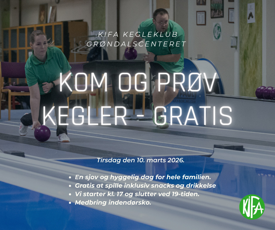 Familieaften i Grøndalscenteret: Gratis oplevelser for hele familien i keglehallen