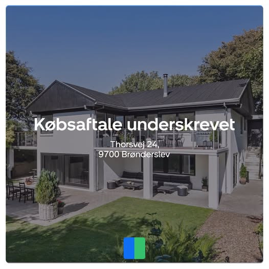 Nybolig Brønderslev & Vrå har fået underskrevet købsaftale på Thorsvej 24