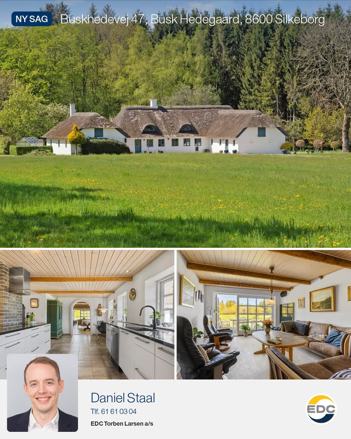 Charmerende landejendom fra 1840 til salg i Silkeborg