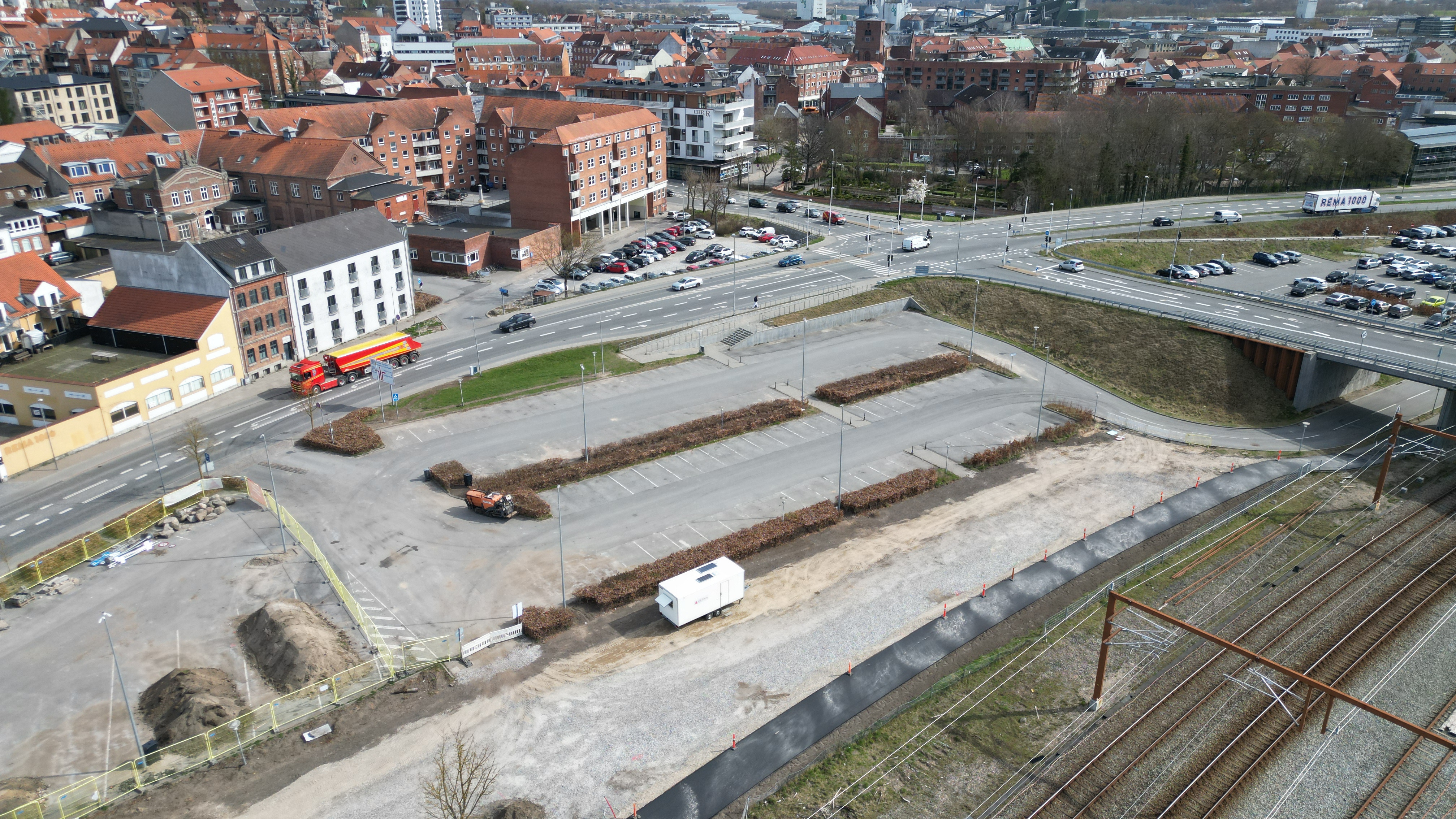 90 parkeringspladser og ny cykelsti på Gasværksgrunden er klar til brug