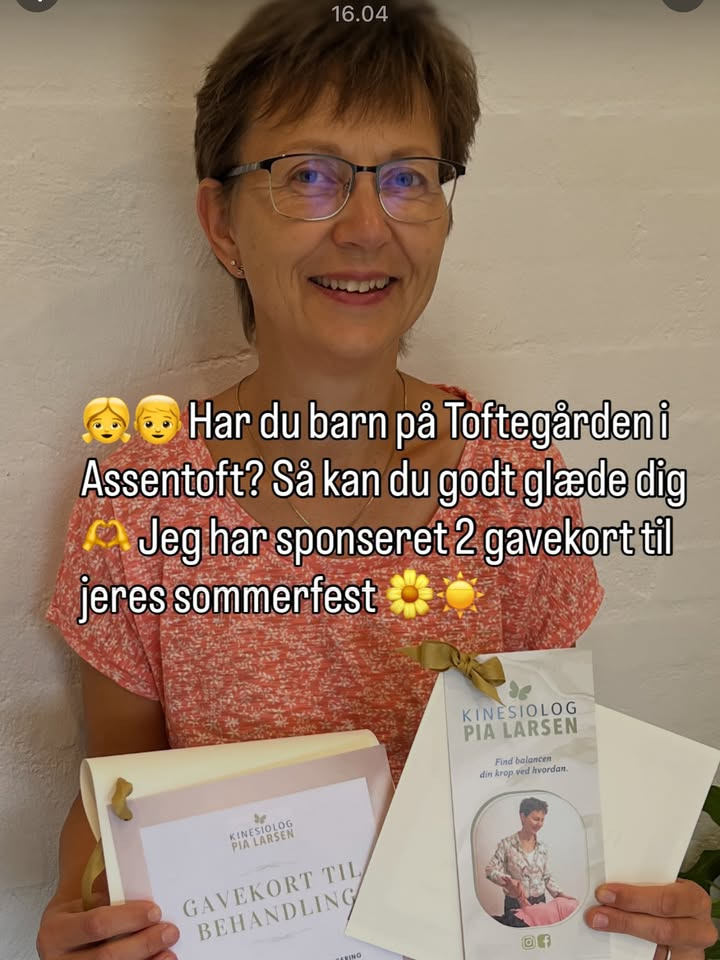 Kinesiolog - Pia fremhæver kinesiologi som blid behandling for børn og voksne