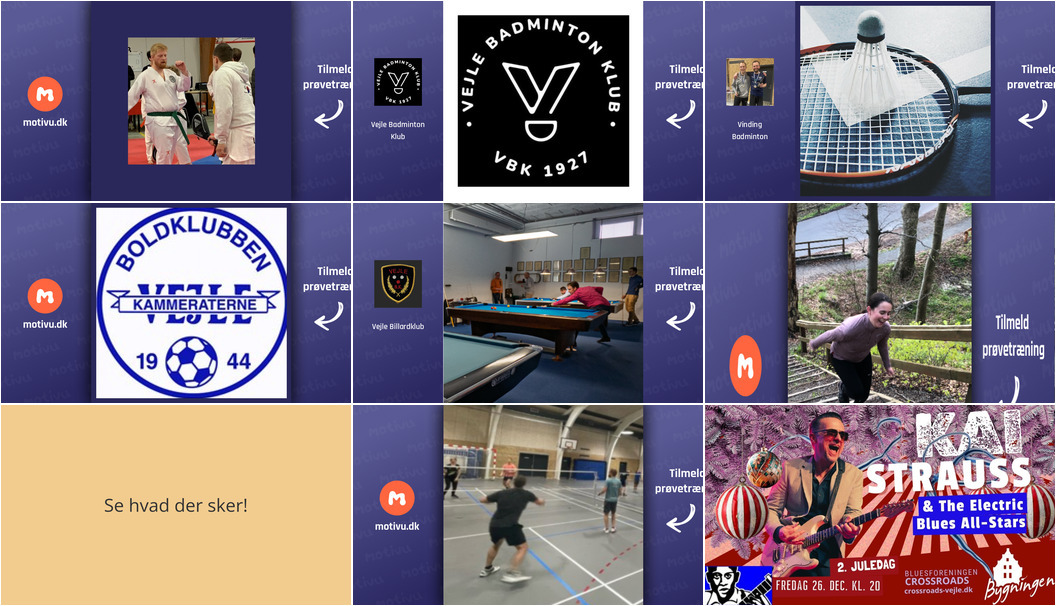 Spændende aktiviteter for unge og musikelskere i Vejle i den kommende uge