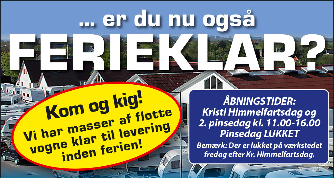 Bliv ferieklar med Møllegårdens Camping i Vildsund