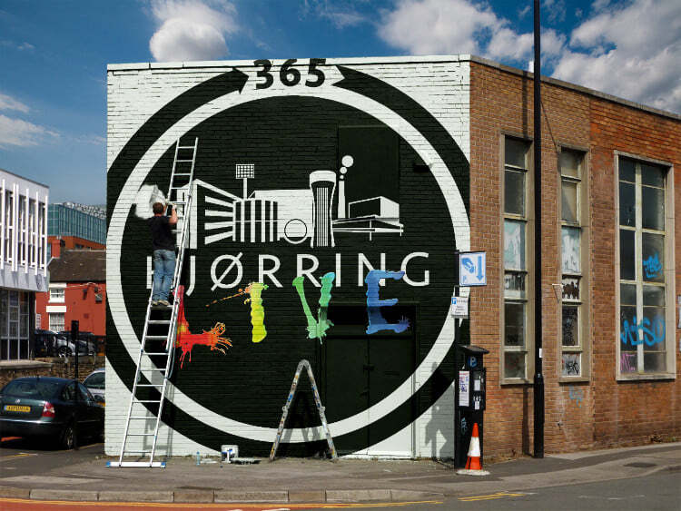 Udsmykning til Hjørring LIVE 