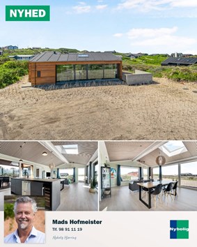 Unikt fristed: Stilfuldt sommerhus med havudsigt i Lønstrup fra Nybolig Hjørring