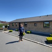 Moderne etplansvilla med attraktiv beliggenhed til salg i Fredericia