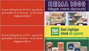 Dansk kyllingebryst til 29 kr. og danske gulerødder til en femmer - se de lokale dagligvaretilbud
