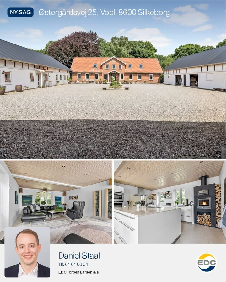 EDC Torben Larsen fremviser unik landejendom ved Silkeborg