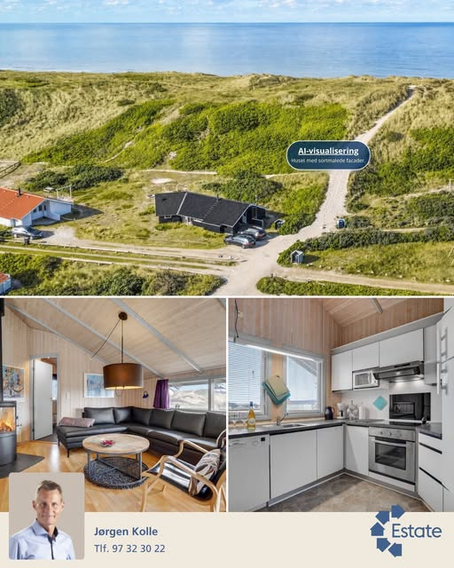 Estate Vestjylland præsenterer unikt sommerhus i første klitrække