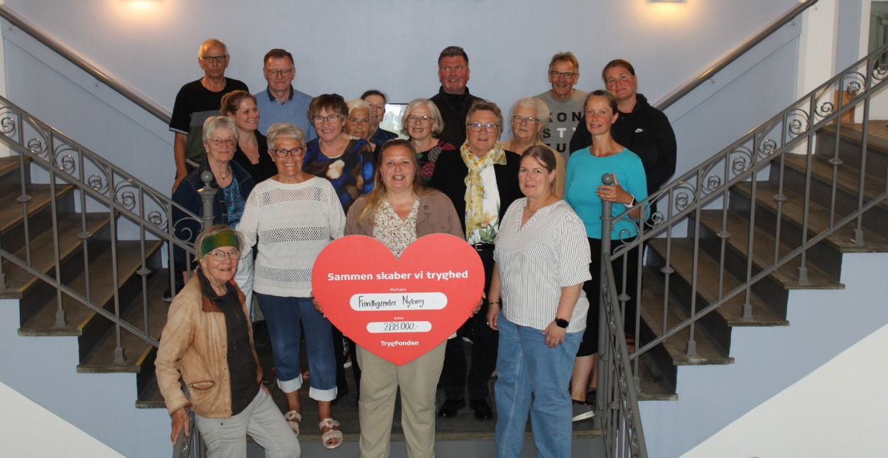 Donation fra TrygFonden: Nyborg sætter skub i fællesskaberne