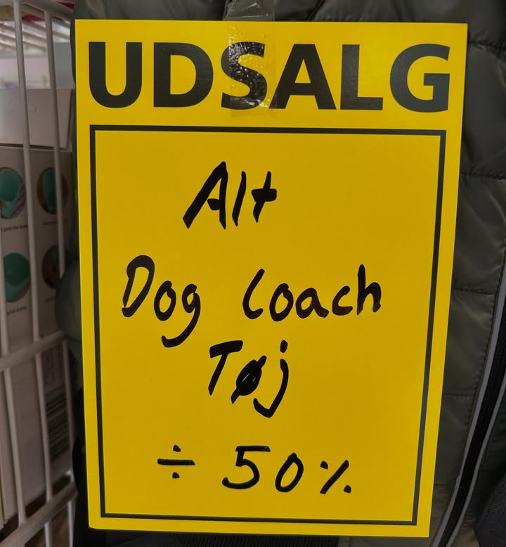 Stort udsalg på Dog Coach tøj hos CAMILLAS DYRECENTER