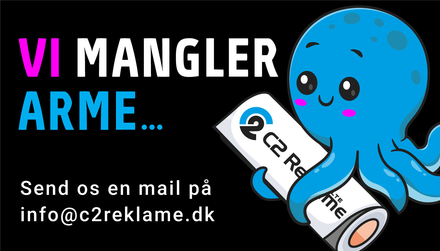 C2 Reklame søger talentfuld folie- og skiltemontør i Sorø