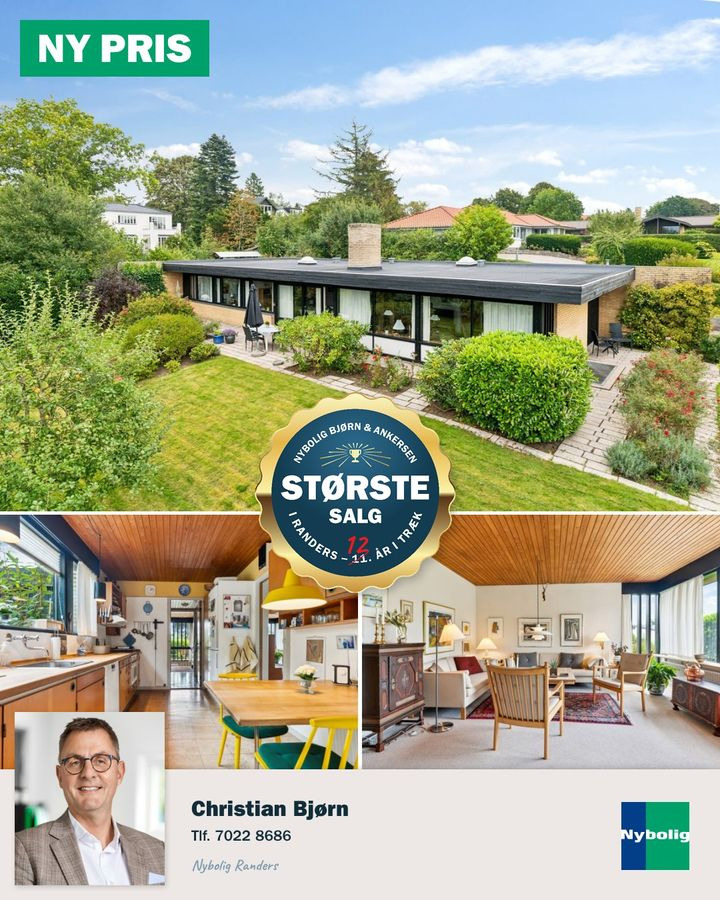 Nybolig Bjørn & Ankersen tilbyder villa på Karetmagervej 12 til nedsat pris