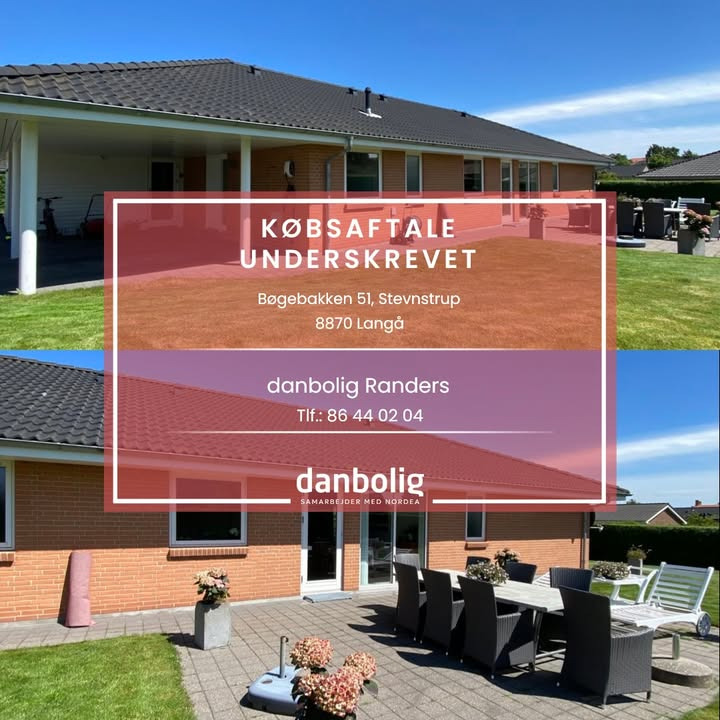 Danbolig Randers skriver købsaftale for Bøgebakken 51 i Stevnstrup