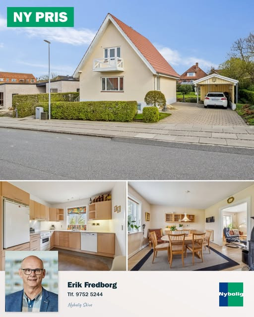 Nybolig Skive I/S tilbyder charmerende villa i Skive til ny pris