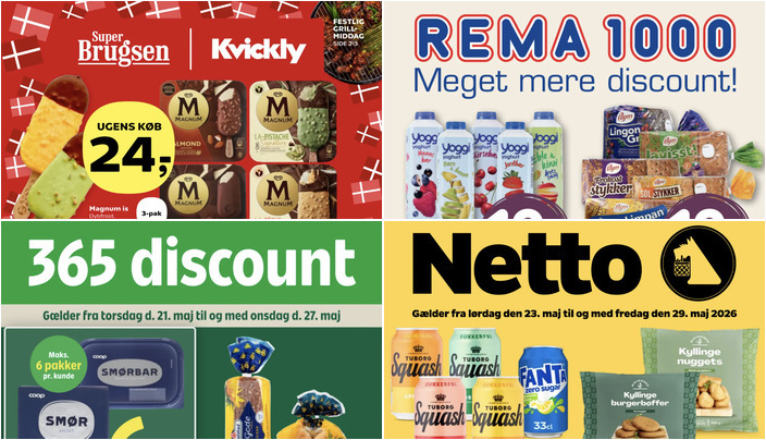 Coop smør til kun 6 kr. og Tuborg Squash for 3 kr. - se de lokale dagligvaretilbud