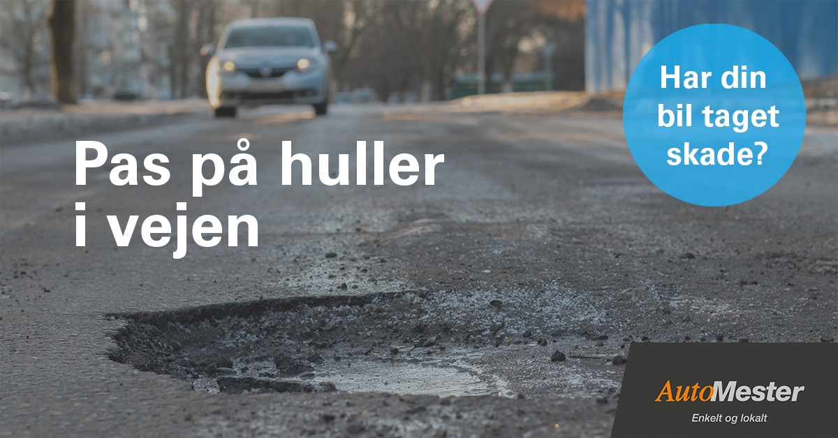 GUMMI-OLE advarer om vejhuller: Få din bil tjekket nu