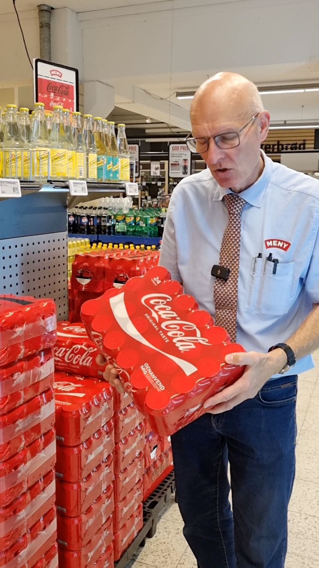 Meny Klarup tilbyder rammer Coca-Cola, Tuborg Squash eller Fanta til 75 kr.