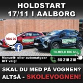 Nyt kørekorthold i Aalborg hos Hosbonds Køreskole – StartDriving.dk 17. november