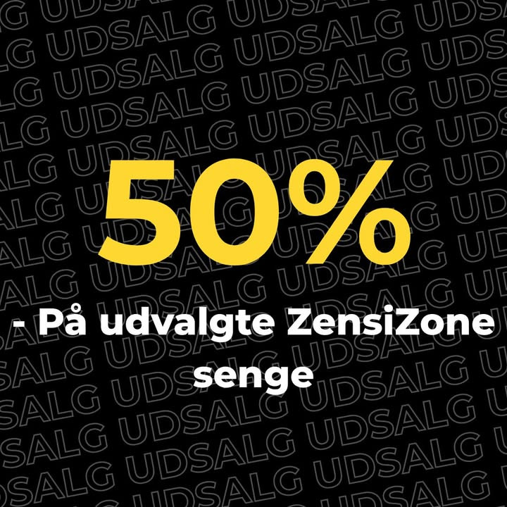 Bolighuset Thisted tilbyder 50% rabat på udvalgte ZensiZone senge
