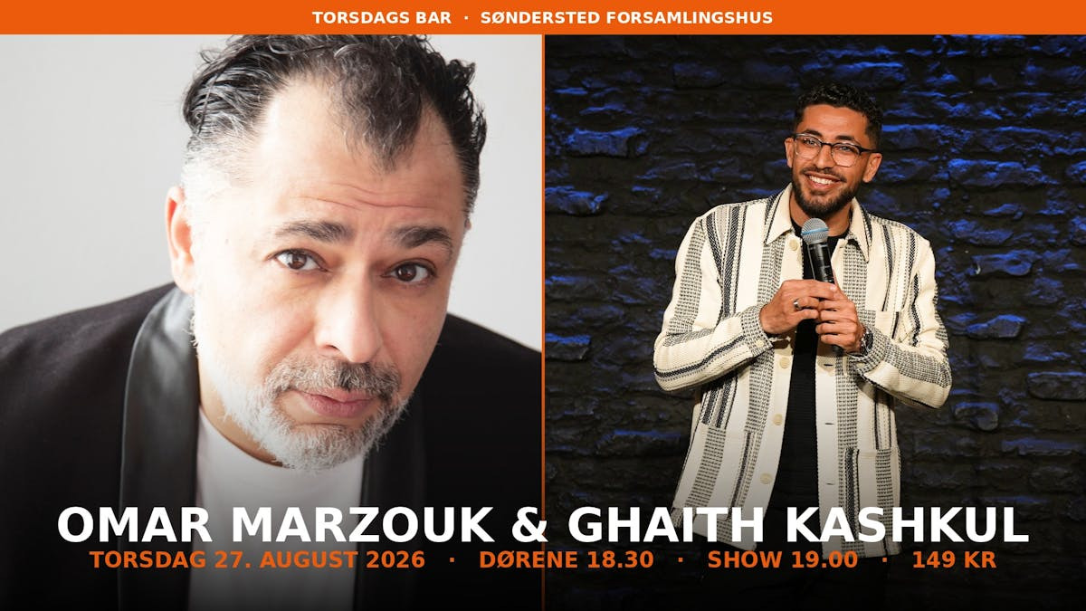 Sæsonpremiere på Torsdags Bar med stand-up i Søndersted