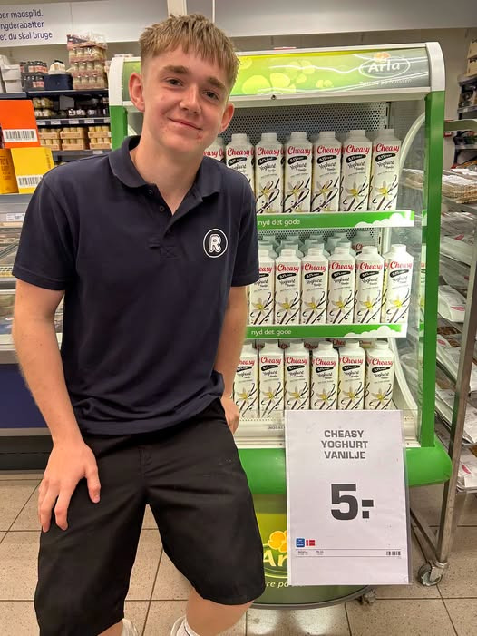 REMA 1000 Aalborg, Stenbjergvej sælger Cheasy vanilje yoghurt til 5 kr.